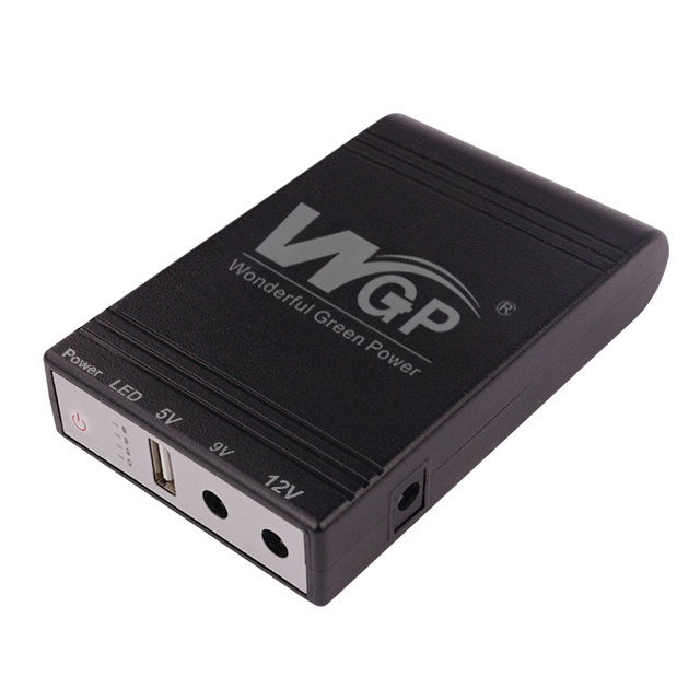 

Rechargeable DC input mini 5V 9V 12V portable mobile power bank for wifi router
