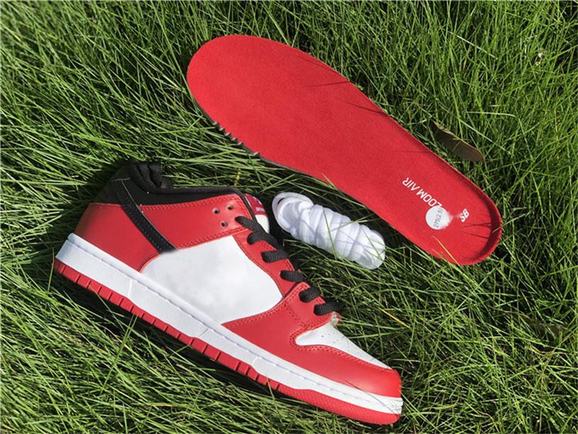 

With Box Dunk SB Low Shoes Chicago White Varsity Red Black Outdoor Men Women Skateboard Sports Sneakers