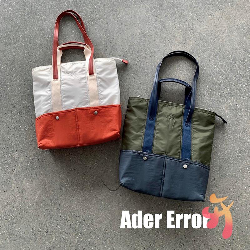 

Backpack Ader Error Meross Bag Color Block Handbag Adererror High Street Fashion Tassel Embroidery Small Letters Shoulder, 1180-green