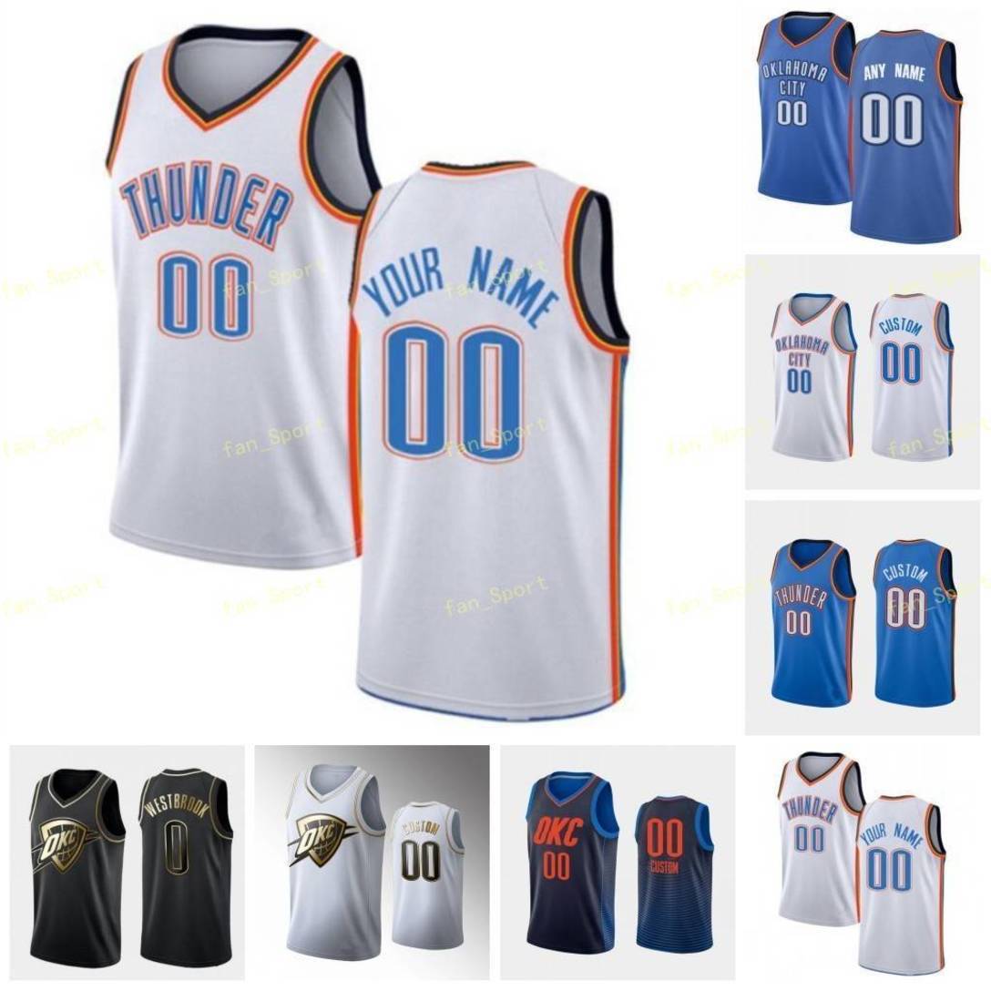 

City Earned Edition Custom Printed Kenrich 34 Williams Justin 44 Jackson Aleksej 17 Pokusevski Darius 12 Miller Josh 15 Hall Basketball Jerseys Men Women Kids, White