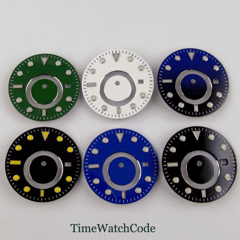 

Repair Tools & Kits 31.5mm Watch Dial Spare Parts Fit For 5833 Movement Face Replacements Date Window Dual Time Zone