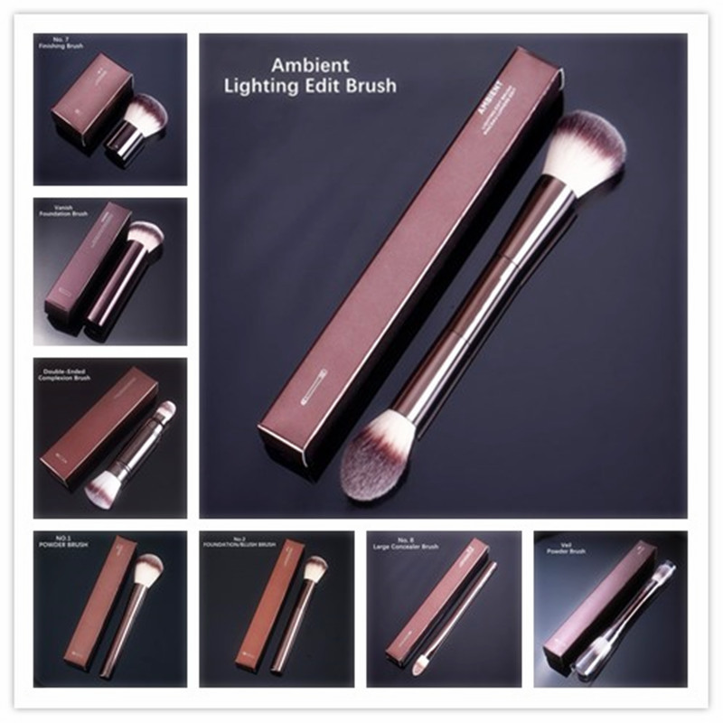

Makeup Brushes Vanish Veil Ambient Double-Ended Powder Foundation Cosmetics Brush Tool No.1 2 3 4 5 7 8 9 10 11 free ship 50