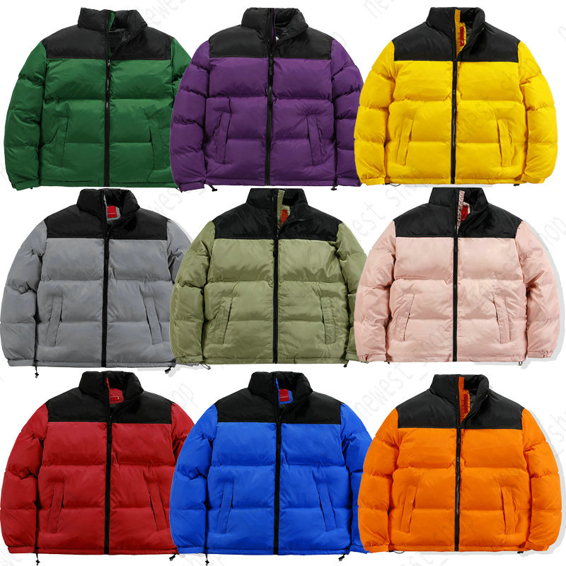 

Winter mens Down jacket designers luxury Classic cotton-padded clothes womens Jackets Long Sleeve Letter patchwork color coat outwear street, Black