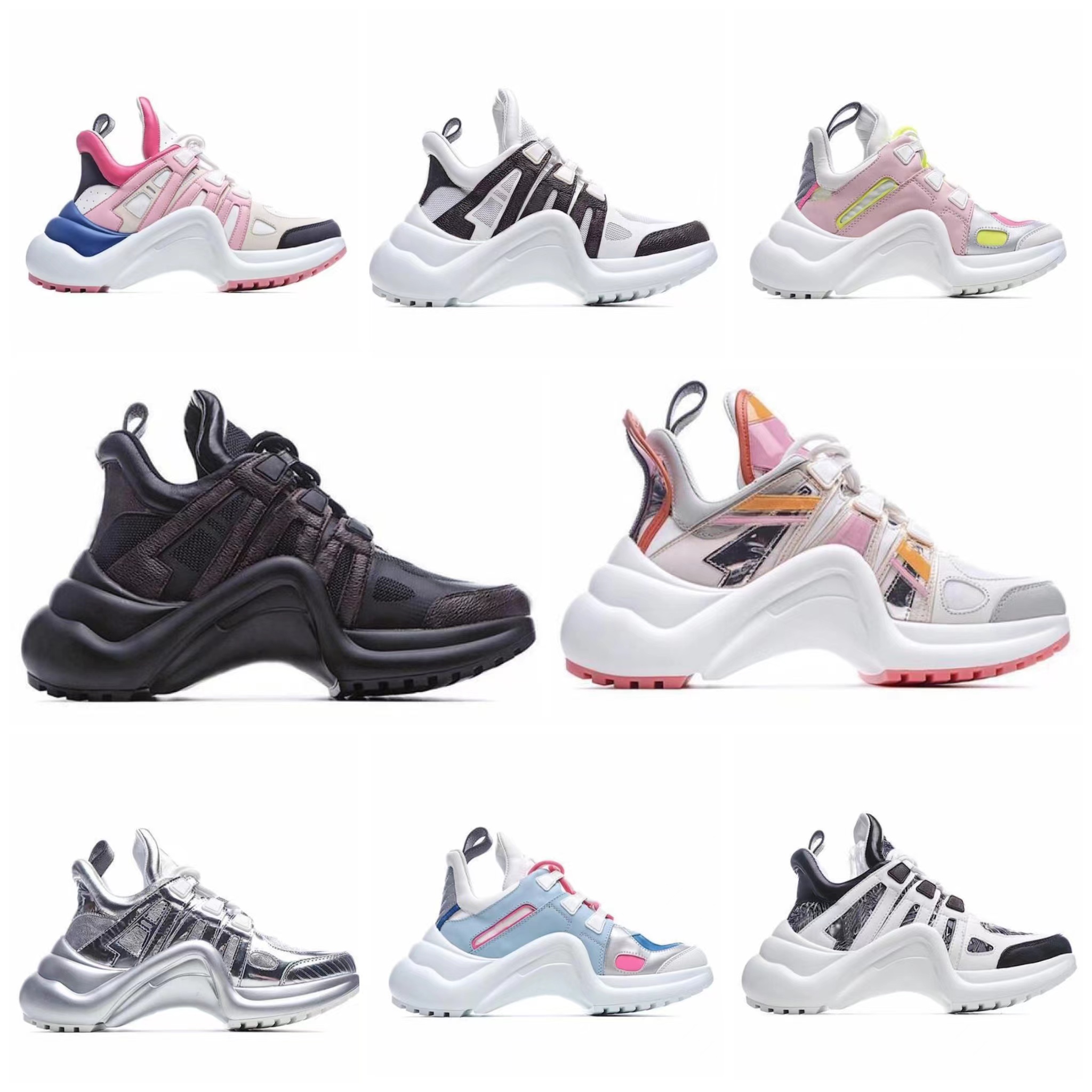 

Designer Casual Shoes Archlight Sneaker Luxurys Designers Womens Sneakers Lace-up Trainers Height Increasing Mens Dad Show Top quality Arch Vaulted Platform, #15