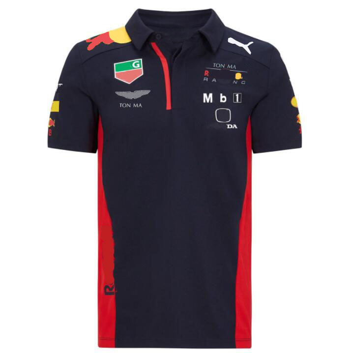 

2021 season F1 racing POLO short sleeve customizable car team overalls outdoor casual T-shirt