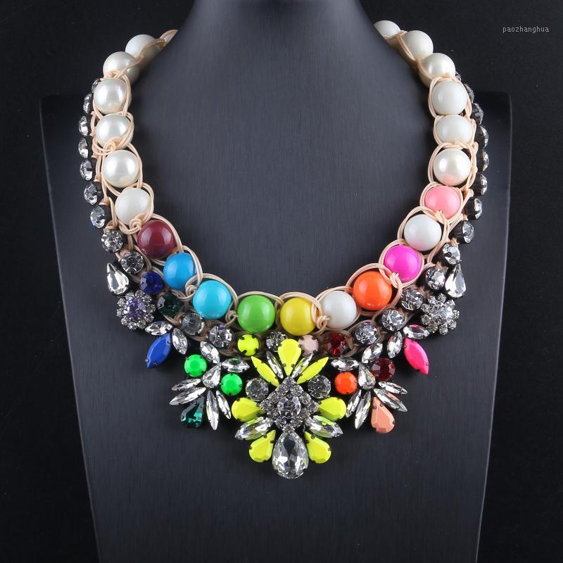 

Chokers SALES Vintage High Qulity Fashion Necklaces Wholesale Shourouk Choker Statement Necklace & Pendant Fower Women Jelwery 133, Golden;silver