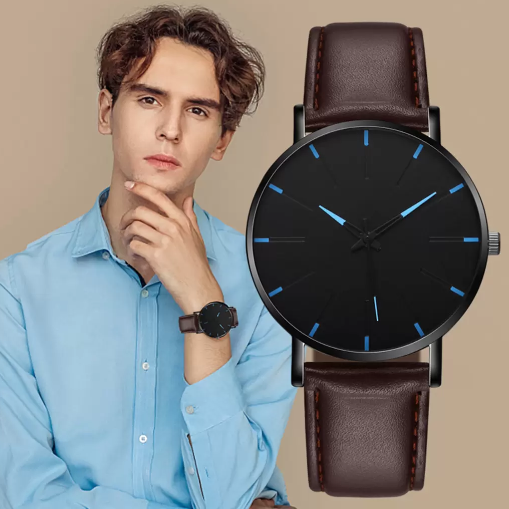 

Top Mens Watch Quartz Watches 40mm Waterproof Fashion Business WristWatches Gifts for Men 00