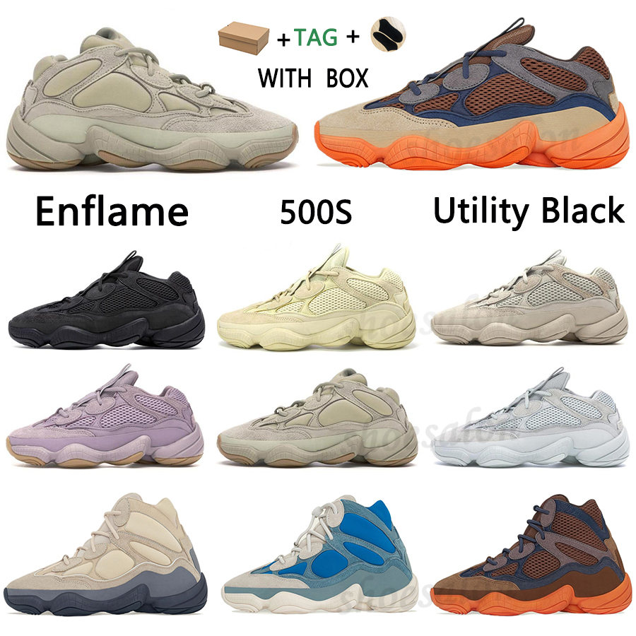 

2021 kanye 500 west mens Runner shoes Enflame 500s soft vision stone bone white utility Desert Rat black Blue super moon reflective men women outdoor sneakers #efb, I need look other product