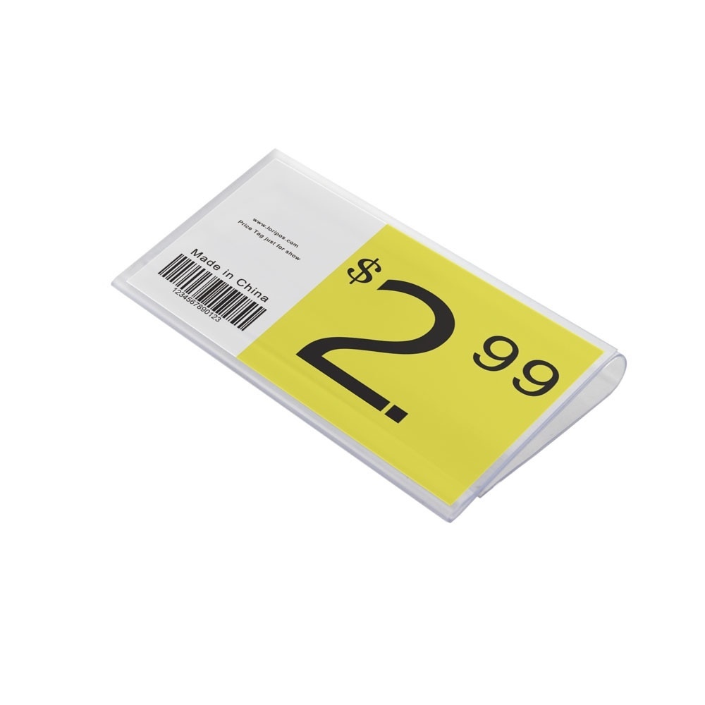 Easy Clip Shelf Labels Includes Price Label Inserts Ready for Print Price Tag Holder Snap Shelving Shelf Hook-image-755104215