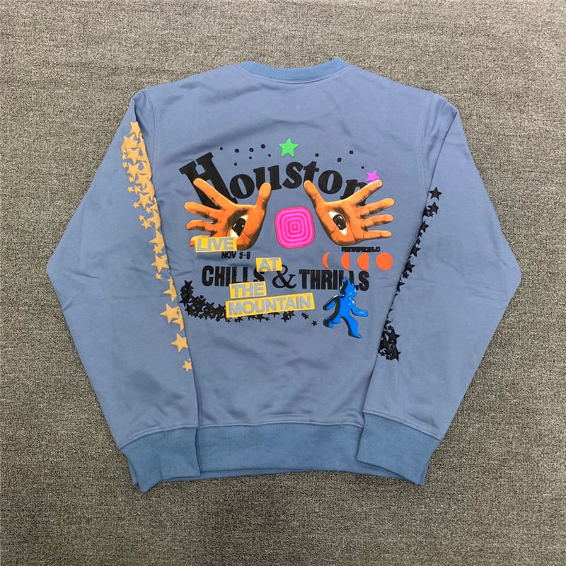 

Sweatshirts Hoodie Women Men Round Neck Casual Sweater Pullover, Blue