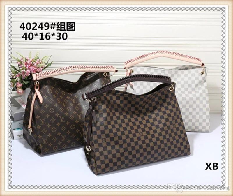

Fashion Crossbody Shoulder HandBag Women Purse Messenger Bags Wallet Tote Clutch LV Louis Bag Vitton YSL M40249-1, Red;black