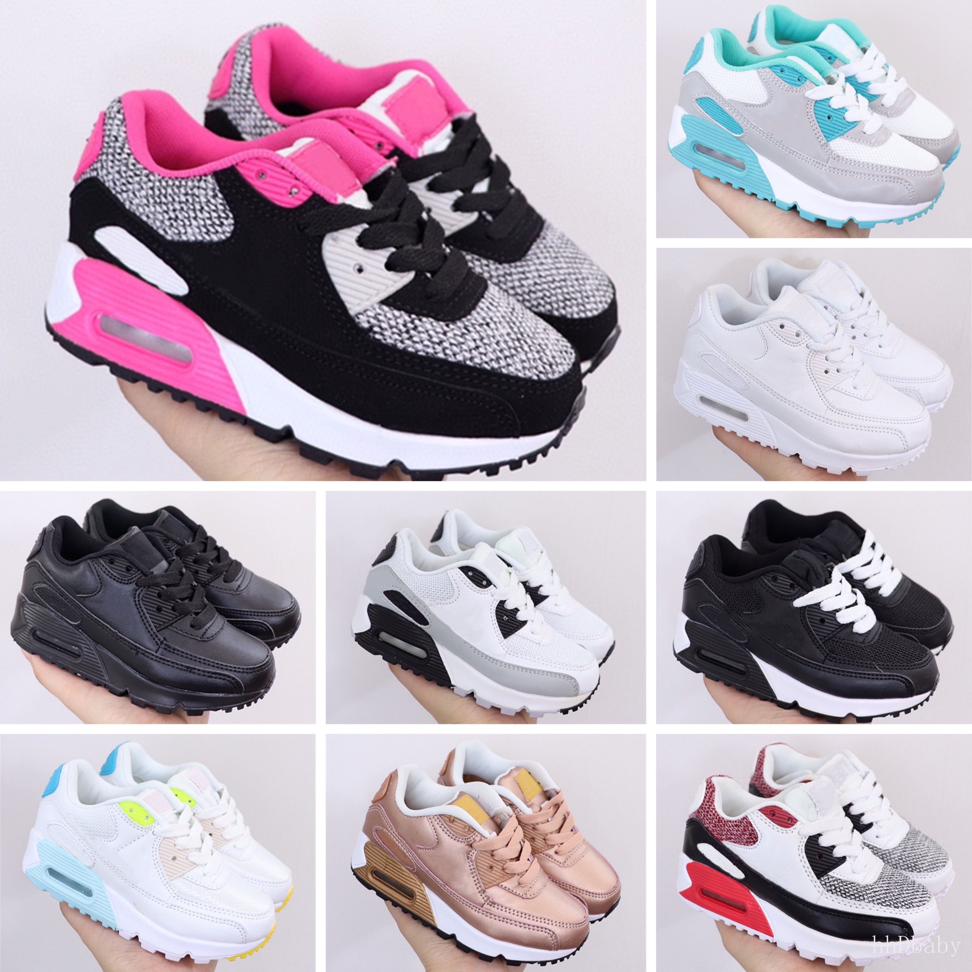 

Kids Sneakers Presto II Children Sports Orthopedic Youth Kid trainers Infant Girls Boys Outdoor shoes 16 Colors Size 28-35, Black