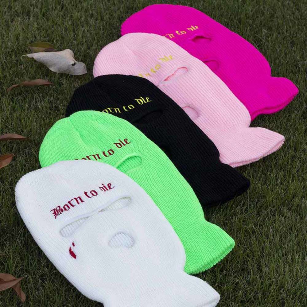 

Balakra Cycling Hat 3 Hole Tactical Mask Ski Winter Halloween Party Running Limited Embroidery, Yellow