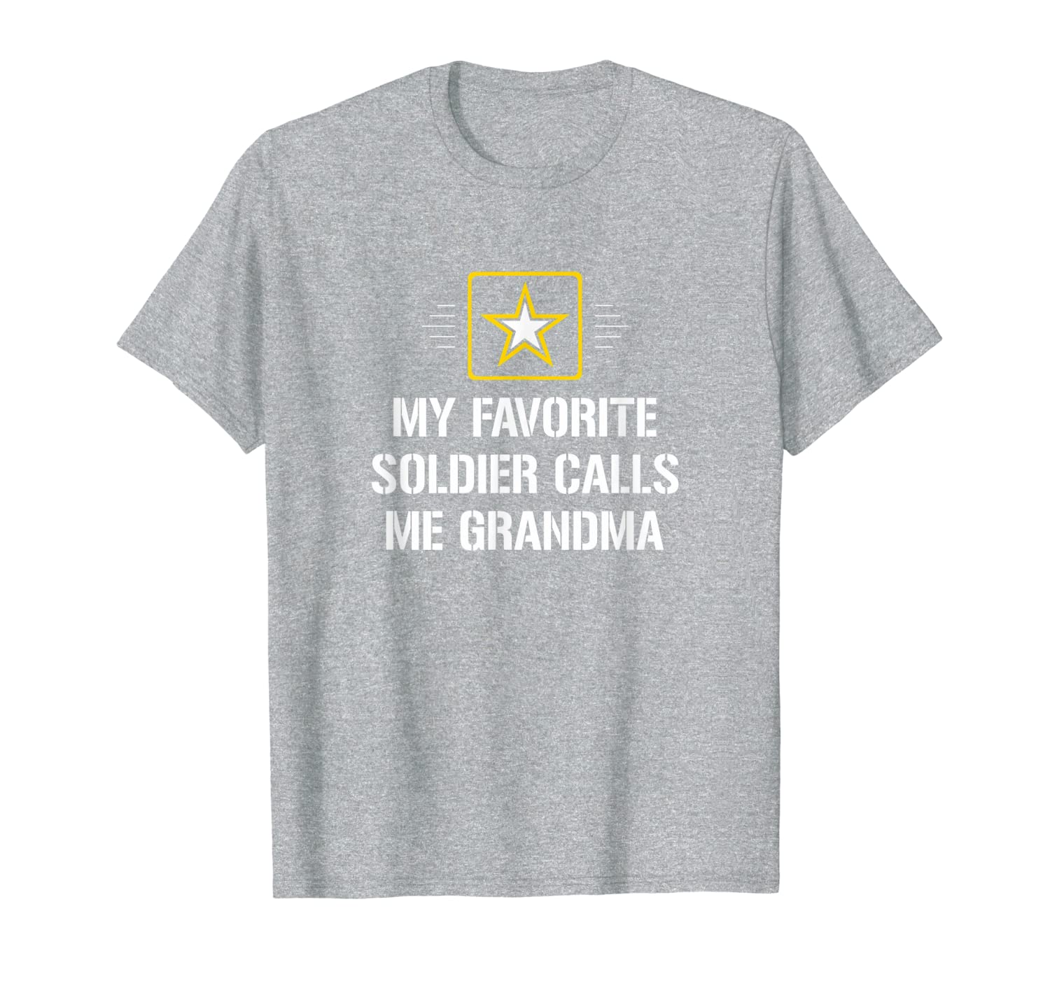 My Favorite Soldier Calls Me Grandma - T-Shirt-image-702193642