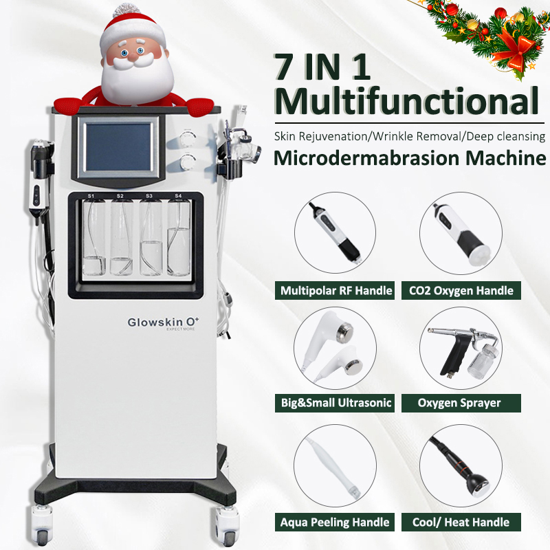 

3 IN 1 Oxygen Facial Treatment Machine Tripollar RF Ultrasound Face Lifting Skin Rejuvenation and Whitening Nano-bubbles technology