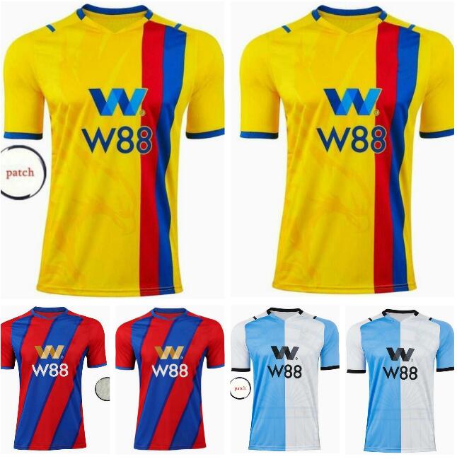 

CRYSTAL OLISE Soccer Jerseys 2021 22 PALACE ZAHA EZE J.AYEW Away maillots de foot BENTEKE MILIVOJEVIC MATETA ANDERSEN GUEHI GALLAGHER Football shirt Kit, Kids