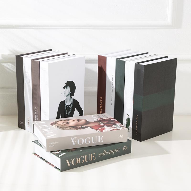 

Openable Fake Home Decor Book Decoration Storage Box Coffee Table Accessories Modern L0323 H4FA
