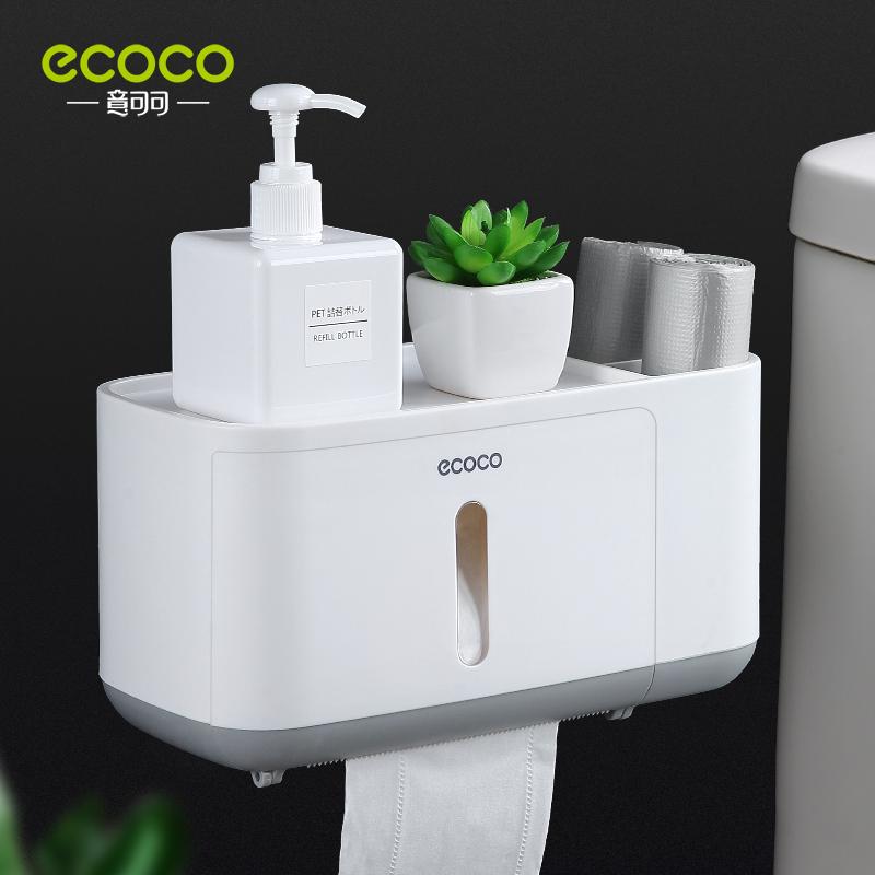 

Toilet Paper Holders Tissue Box Waterproof Wall Mounted Bathroom Organizer Storage Holder Roll Dispenser