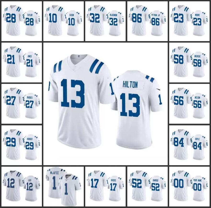 

Indianapolis's Colts's Football Jersey Men #12 Andrew Luck 1 Pat McAfee 13 T.Y. Hilton Women Youth Custom White Vapor Limited Jerseys, Black;red