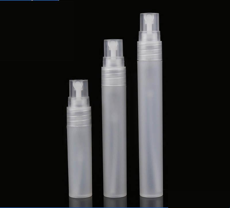 

2021 new Plastic Pen Shape Perfume Atomizer Bottle 5ml 8ml 10ml Frosted Plastic Parfum Spray Bottle