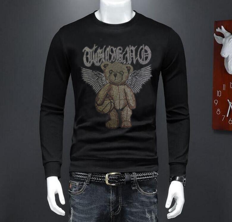 

Men's Hoodies & Sweatshirts 2022 Rhinestone Men Hip Hop Japanese Design Hoody, Black