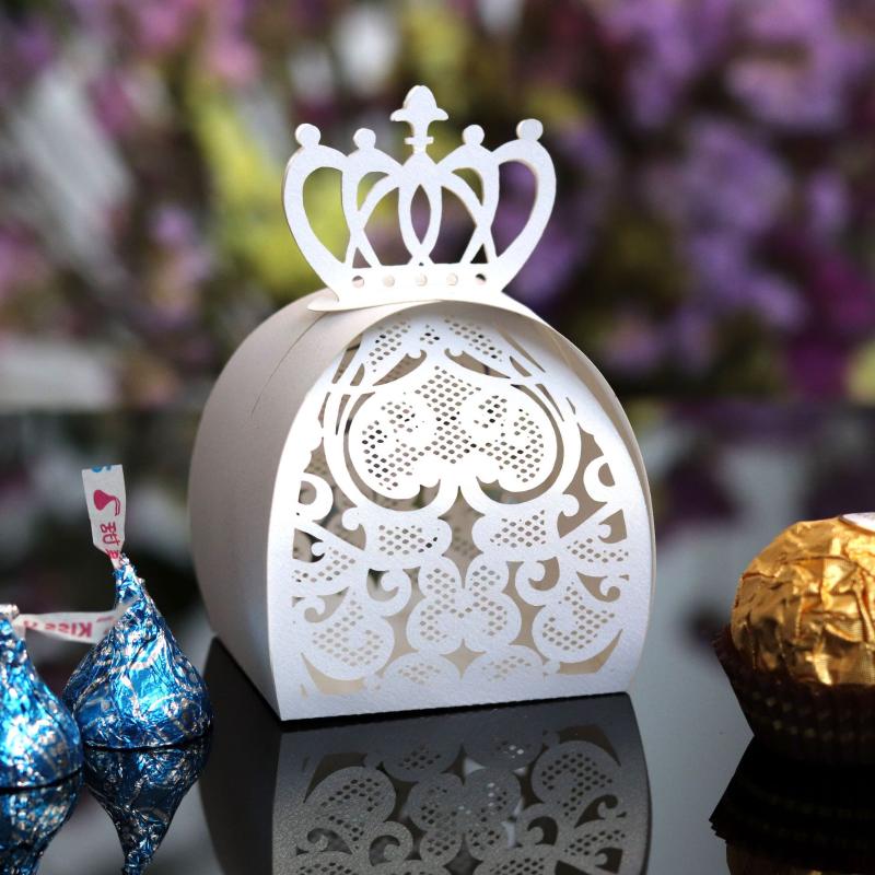 

Gift Wrap 50pcs Laser Cut Candy Boxes Wedding Party Favor Box Love Gifts Favors Bags For Bridal Shower Anniverary Birthday