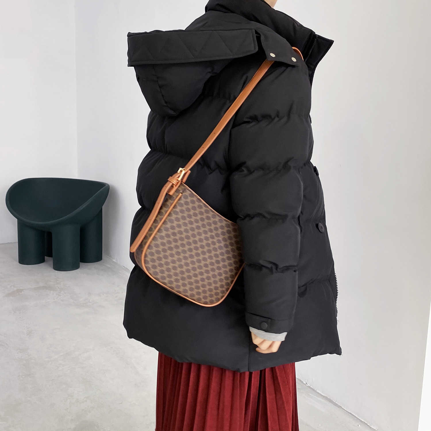 

Oversize Long Parkas Women's Winter Solid Thick Jacket Women Plus Size Hooded Cotton Padded Loose Coat Ladies 210607, Rose purple