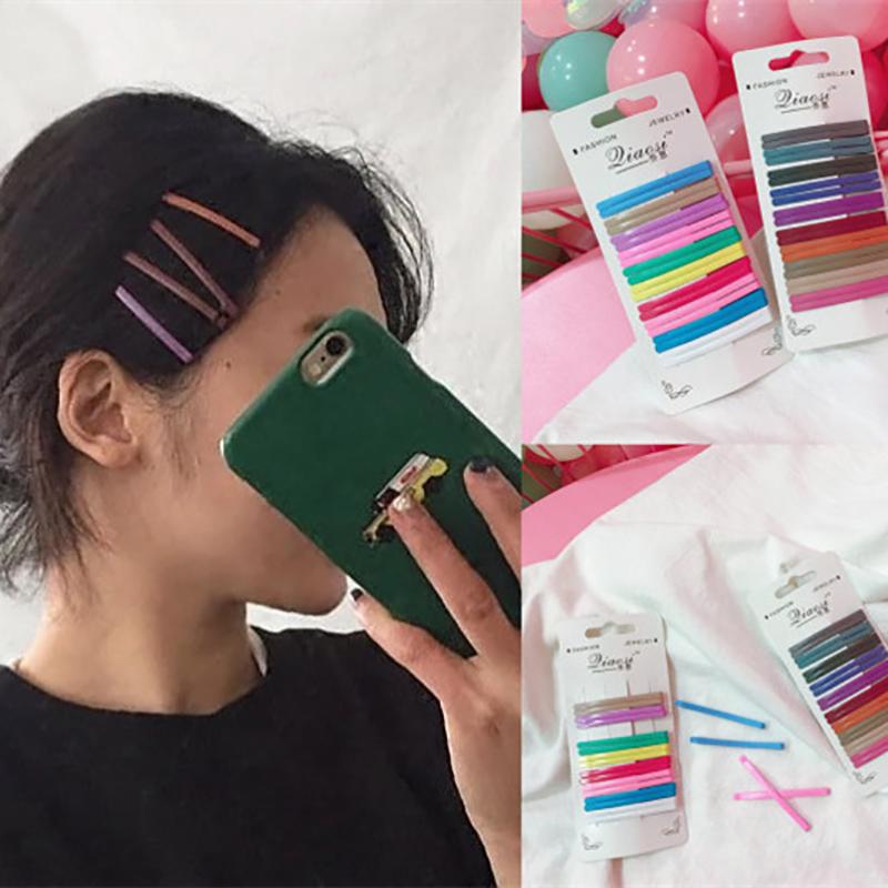 

Hair Clips & Barrettes  Pieces Girl Mix And Match Colorful Word Clip Bangs Headwear Korea Wild Candy Accessories Hairpin Jewelry, Golden;silver