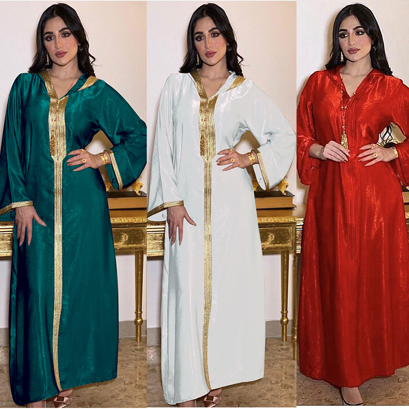 

Dubai Arab Abaya Muslim Hijab Dress Women Ramadan Veet Kimono Moroccan Kaftan Abayas Islamic Clothes Caftan Musulman Long Robe