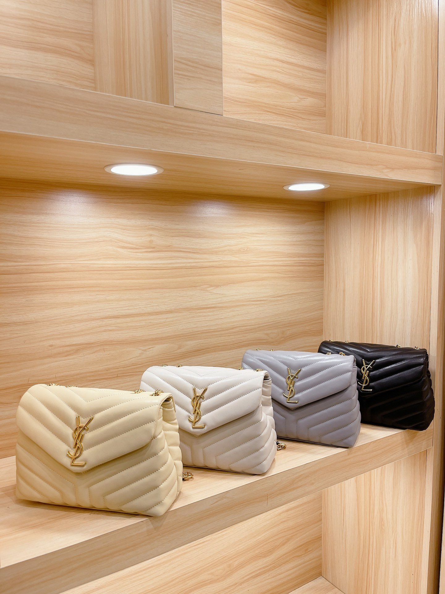 

SAINT LAURENT Luxury Designer top quality Shoulder Bag tote Genuine LOULOU Leather YSL famous Women's men Crossbody Bags handbags Lambskin Wallet Handbag Purses, Carton