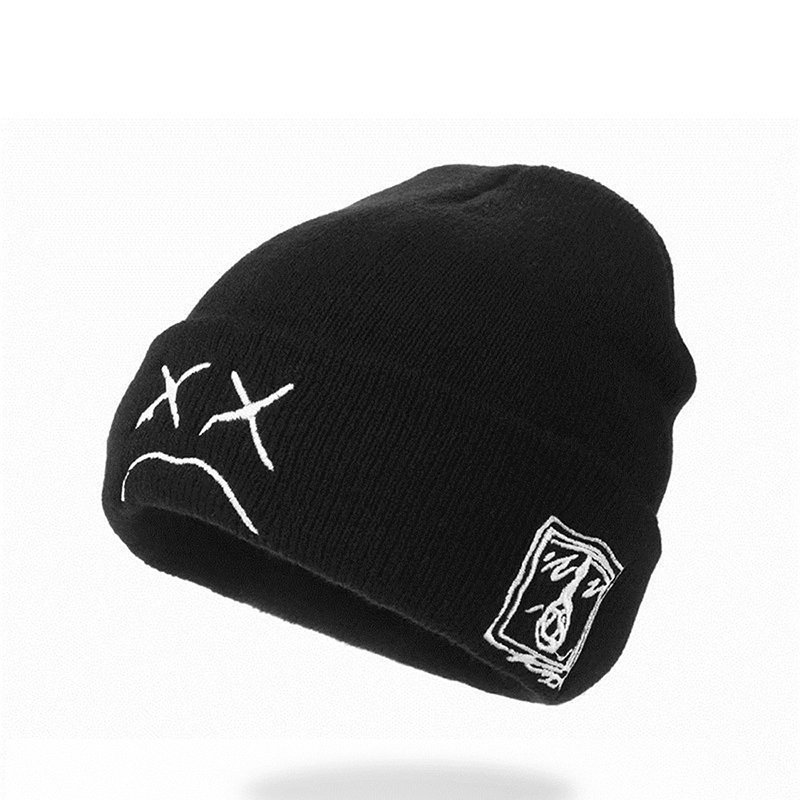 

Beanie Embroidery Love For Women Men Hiphop Knitted Hats Wool Caps, Blue;gray