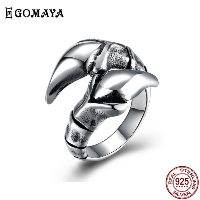 

Cluster Rings GOMAYA 316L Stainless Steel For Men Black Flat Ring Personality Vintage Style Anniversary Fashion Jewelry, Golden;silver