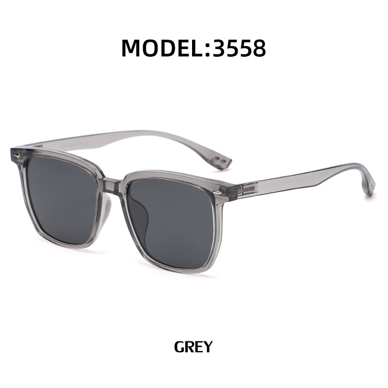 

Brand Design Fashion Sunglasses for Men and Women Square Frame Polarized Lenses Ultra 20g Protection UV400 3558 Model No Logo Gafas de sol hombres