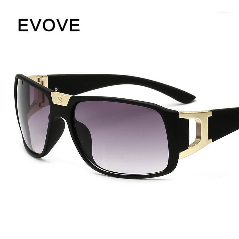 

Sunglasses Evove Unisex Men Women 2021 Glasses Male Ladies Anti Reflection Vintage Retro Black Brown1