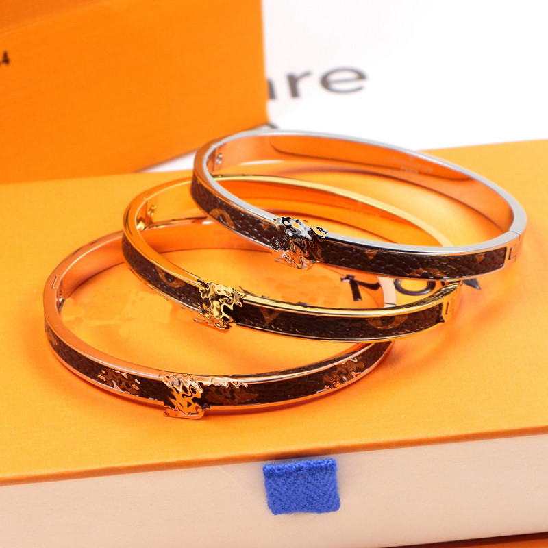 

3 Colors Classic Unisex Bangle Retro Flora Print Men Women Bracelet Indoor Outdoor Personality Couple Bangles, Golden;silver