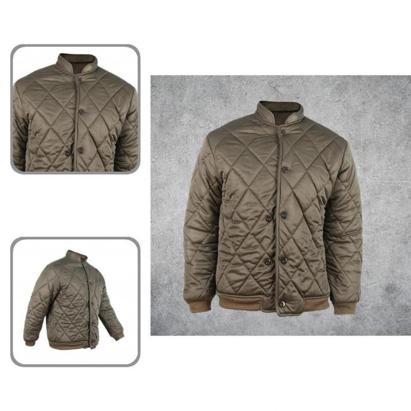 

Men's Jackets Great Winter Coat Colorfast Cardigan Thicken Jacket, Black;brown