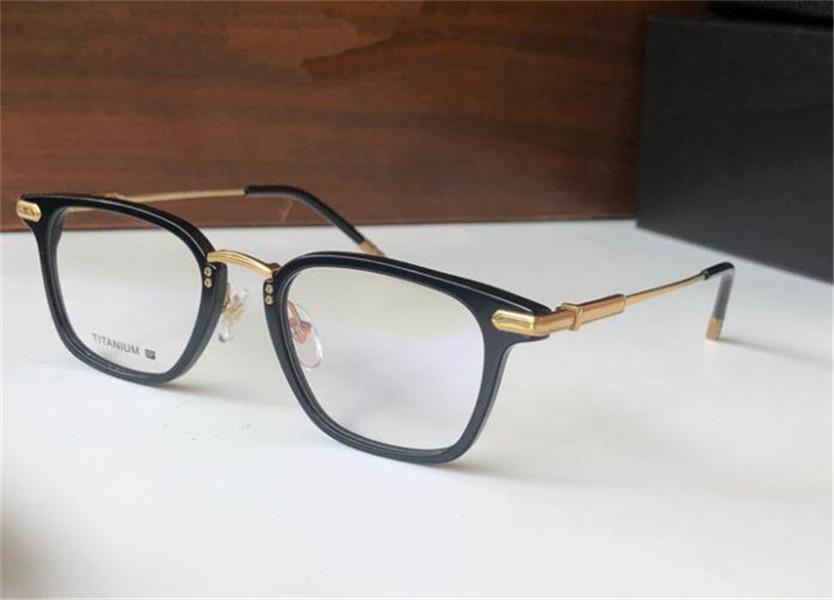 

Vintage eyewear design 8129 optical glasses square titanium plate frame light and comfortable simple style top quality with box can do presc