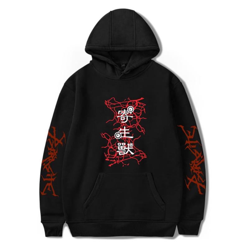 

Men's Hoodies & Sweatshirts Parasyte: The Maxim Hoodie Printed Japan Cartoon Style Logo Casual Young Peaple Full Spring Autumn MAN Woman Reg, Fuchsia