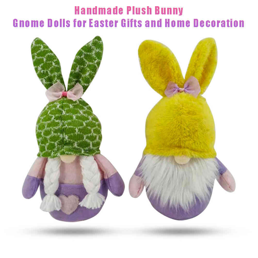 Holiday Gnome Ornaments, Easter Bunny / ST Patricks Day Faceless Dolls, Home Decoration Tabletop Collection Figurines Gifts-image-689824173
