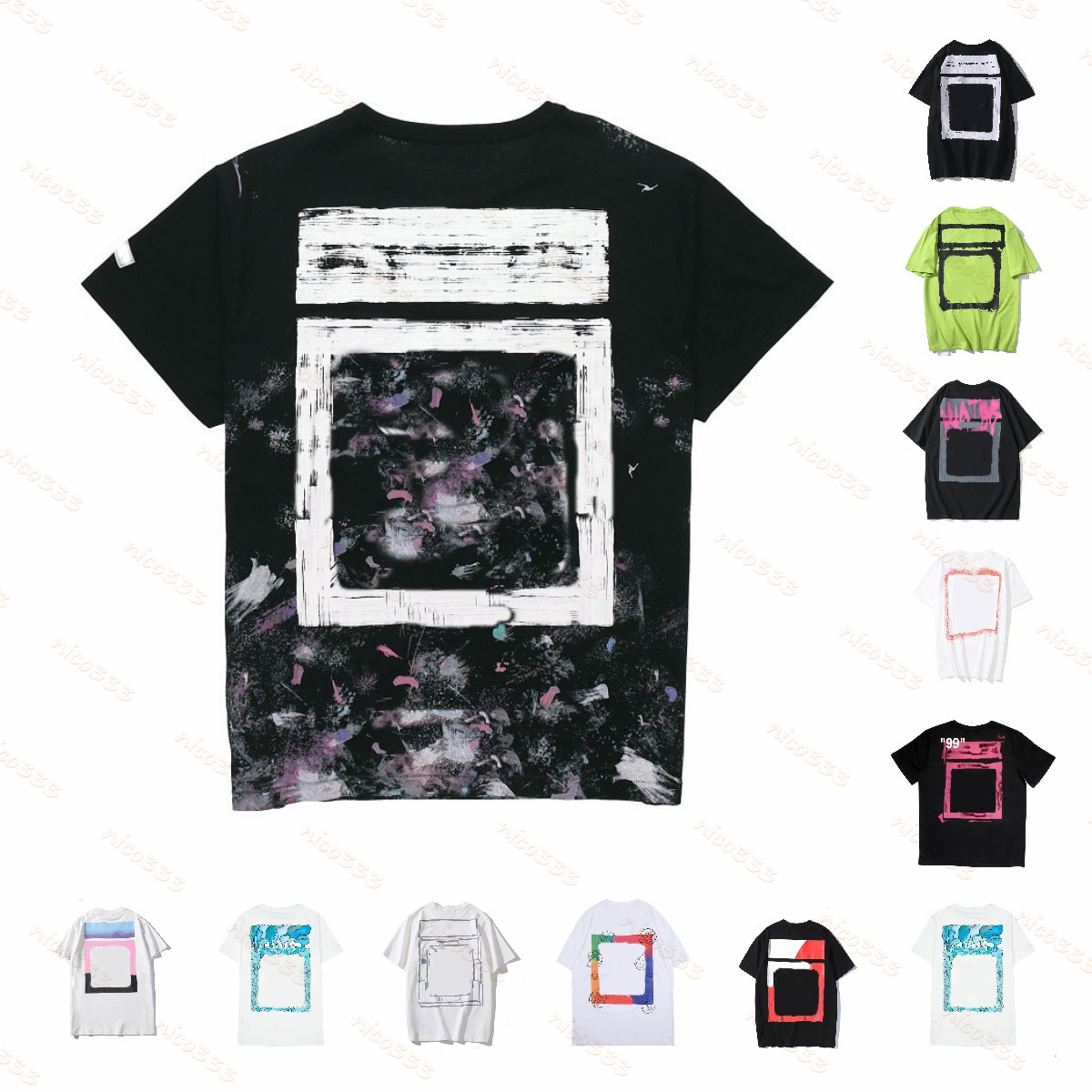 2021 Summer Mens Women Designers T Shirts Loose Tees Fashion Brands Tops Man S Casual Shirt Luxurys Clothing Street Shorts Sleeve Clothes Tshirts-image-704266506