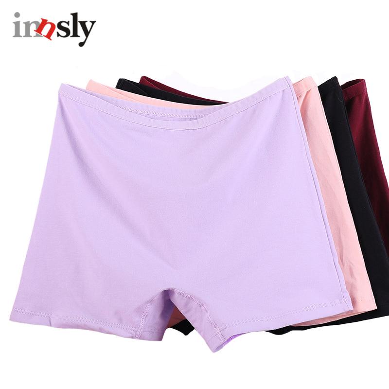 

Women's Panties 3 Pieces/Pack 6XL Big Size Boyshorts Women Underwear Boxer Female Safety Short Pants Large Ladies Cotton, 3pcs-winered