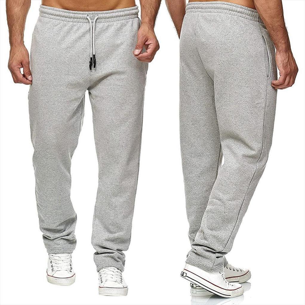 

jogging pants sport sweatpants men tracksuits running joggers cotton trackpants slim fit bodybuilding trouser, Gray
