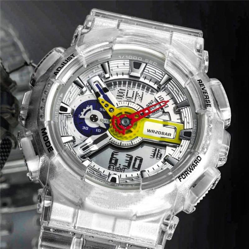 

110 Watch Sports Quartz Digital Men's Watch LED Cold Light Dual Display Automatic Hand Raise Light Full Function High Quality