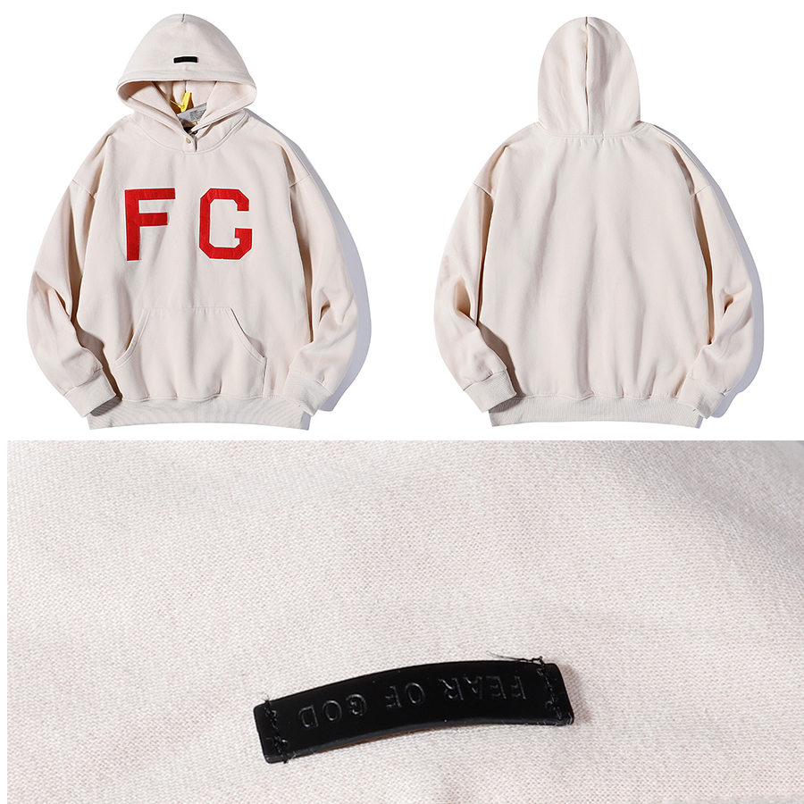 

FEAR OF GOD men high street printing hoodie big FOG FG three-dimensional flocking 7th Hip Hop fashion Sweatshirts ESSENTIALS tracksuit women Oversize Sweatshirt, L need look other product