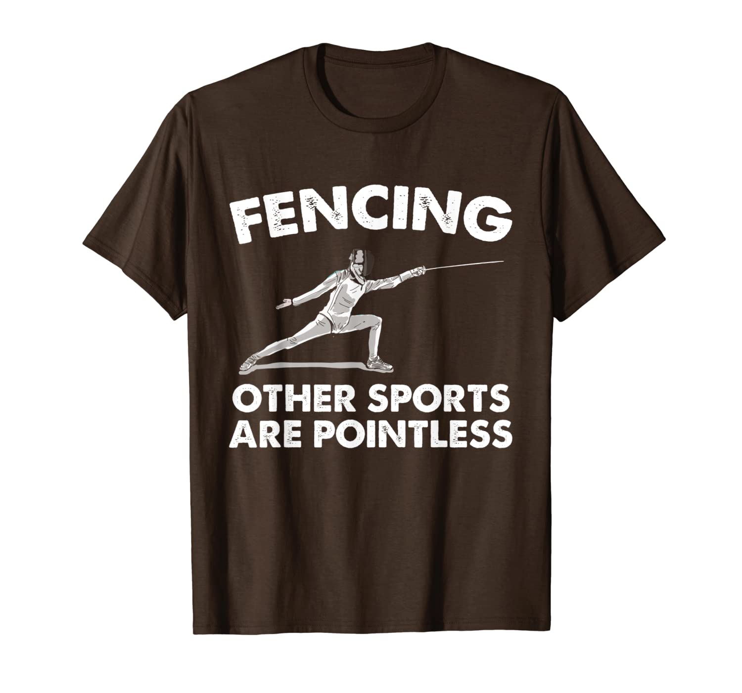 

fencing other sports are pointless shirt t-shirt, White;black