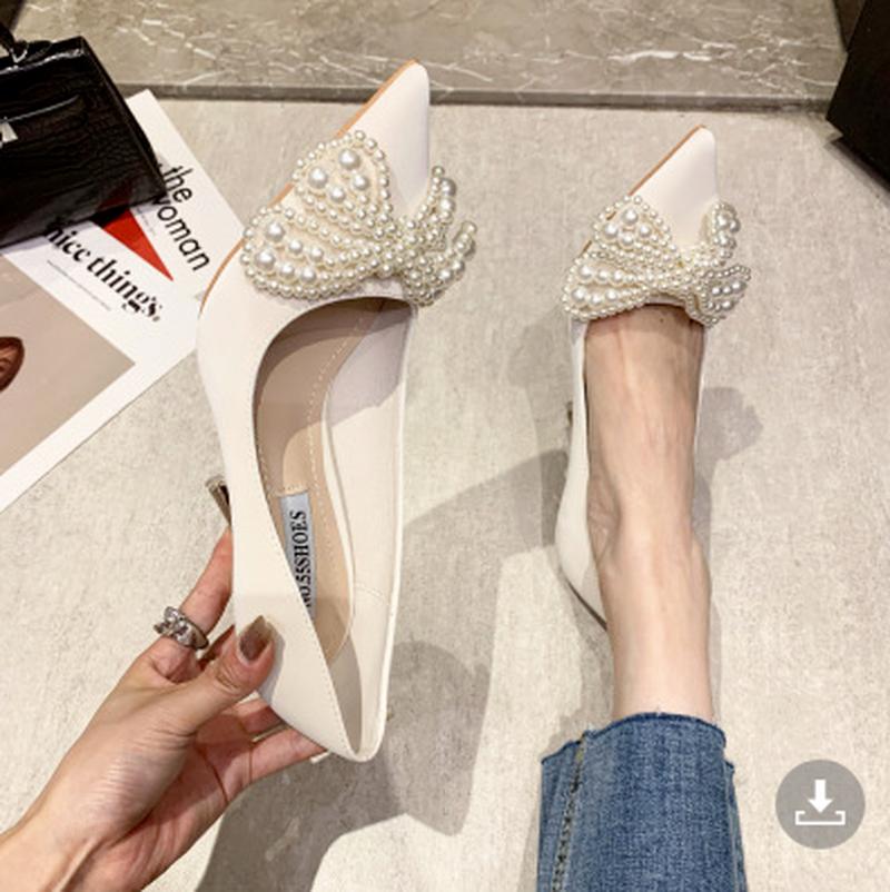 

Dress Shoes Spring Designer Women Black Nude High Heels Leather Stiletto Pumps Female Party Wedding