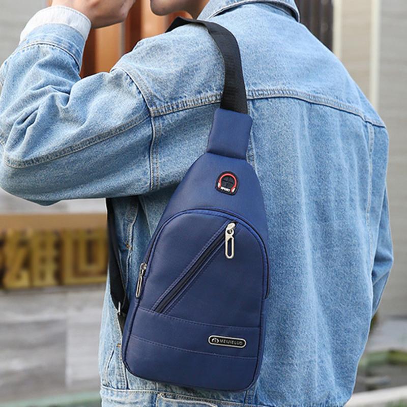 

Waist Bags Men Chest Bag Waterproof Oxford Single Shoulder Messenger Casual Outdoors Sports Crossbody For Handbag