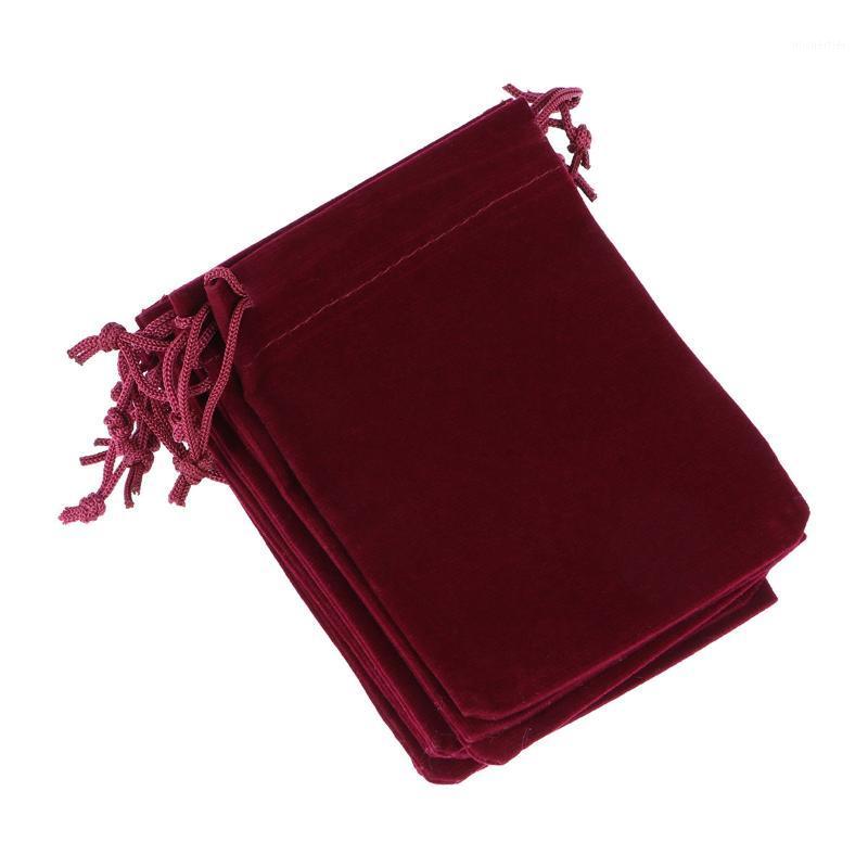 

Gift Wrap 10pcs 9*12cm Drawstring Wedding Favor Bags Candy Jewelry Pouch (Black)