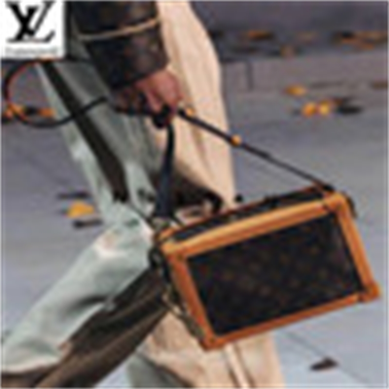 M44660 Brand Designer Bag Luxury Hg4u Bag 19 Limited Shoulder Edition Soft Box Trunk Handbags Messenger Old Flower Handbags Soft Bags Top Ha-image-740079692