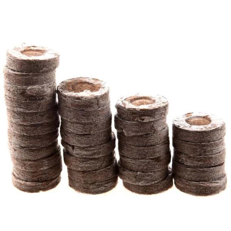 

Planters & Pots Professional Peat Pellets Plant Starting Soil Block Jiffy Seedling Plugs Environmental Garden Nursery